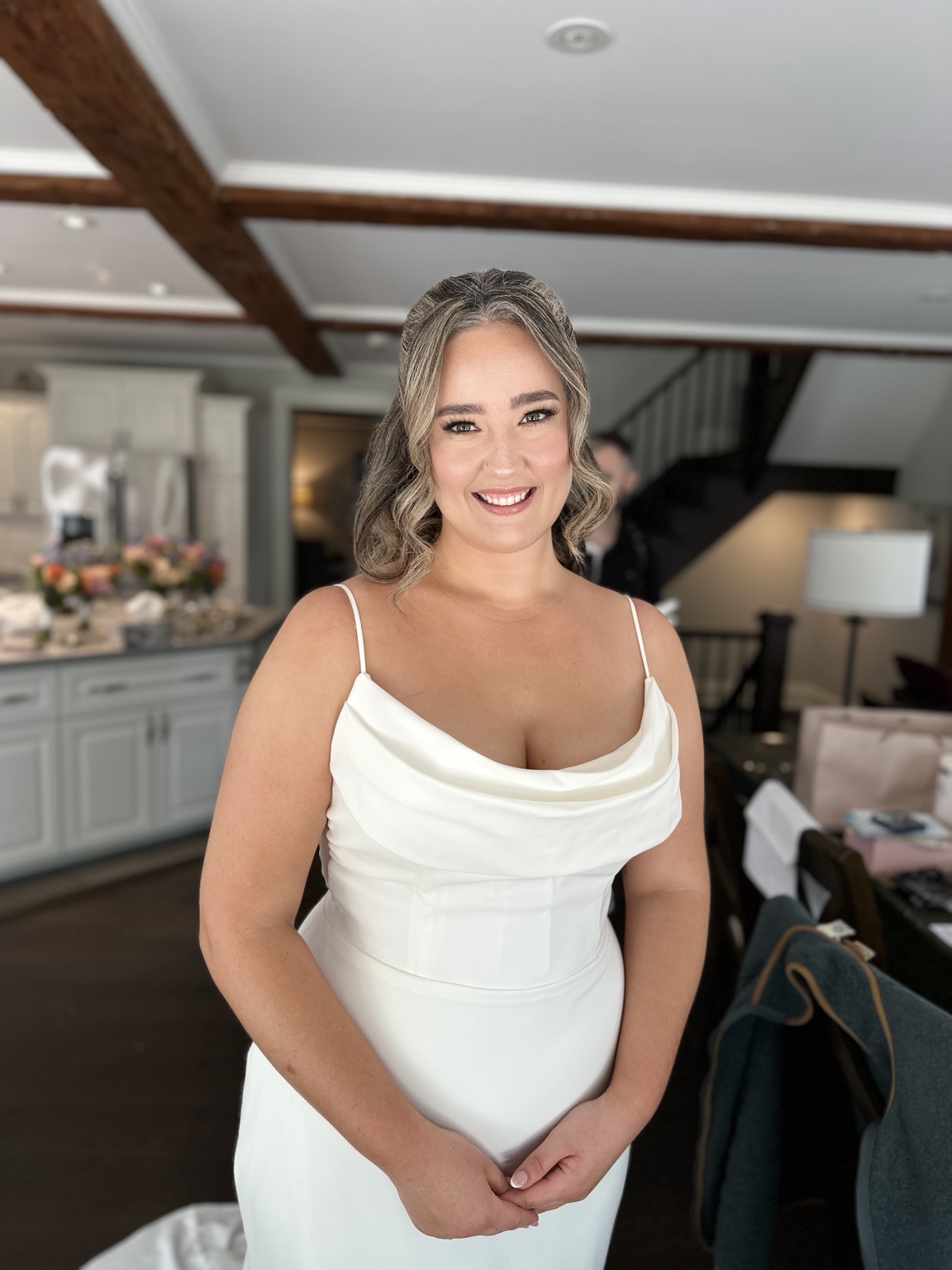 Bride with soft glam makeup by AK Artistry