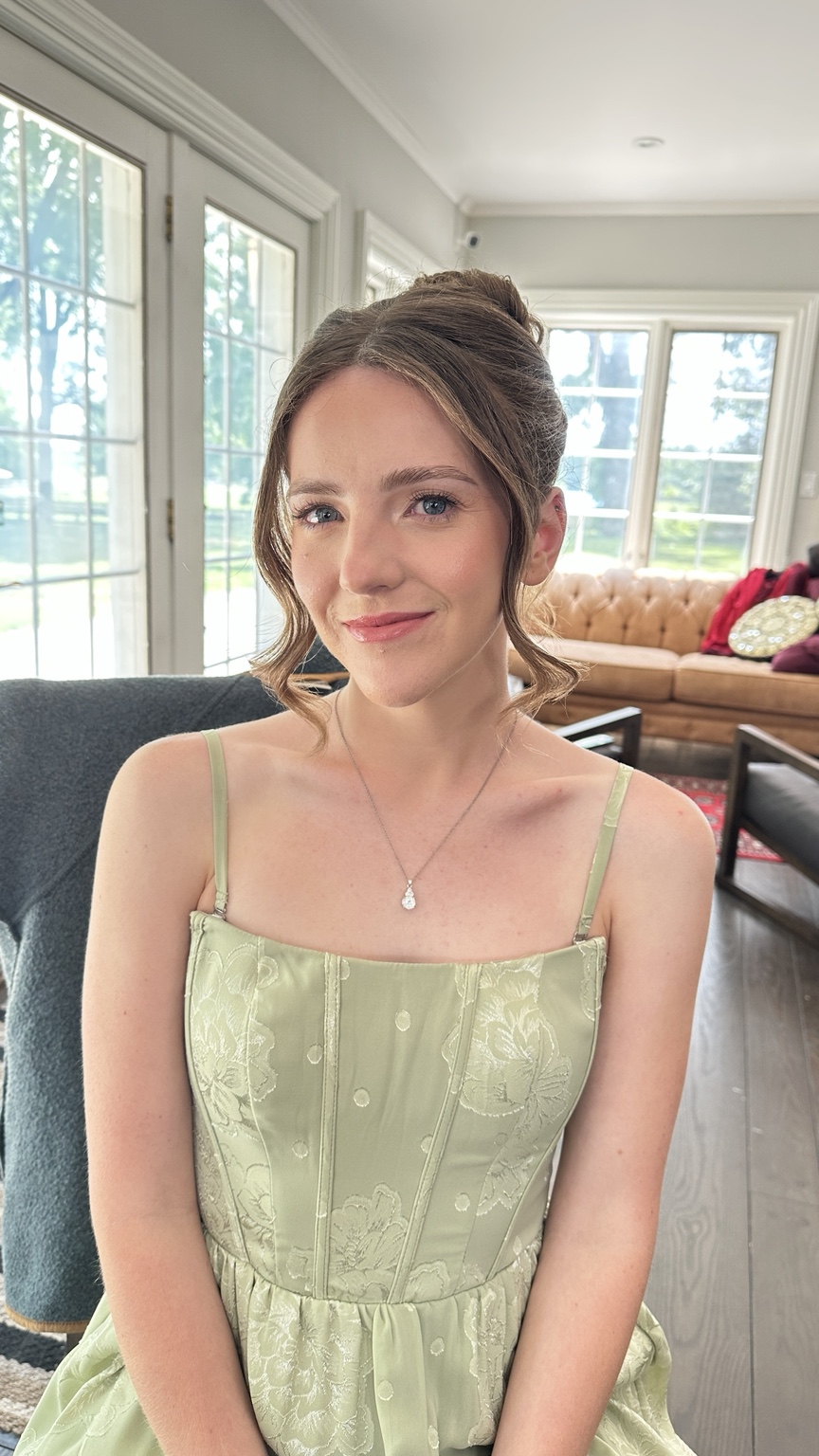 Soft glam makeup look