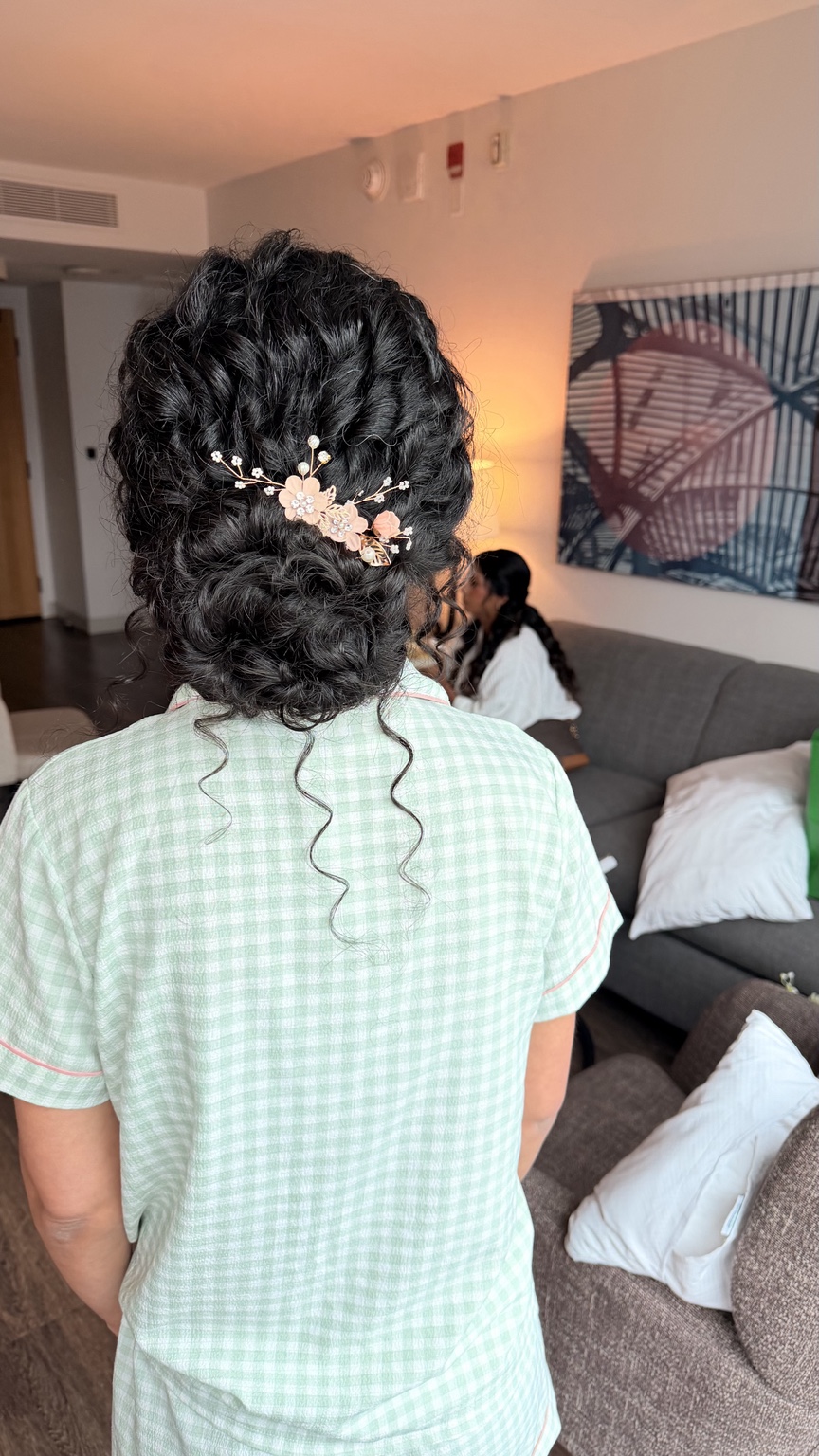 Bridal updo
